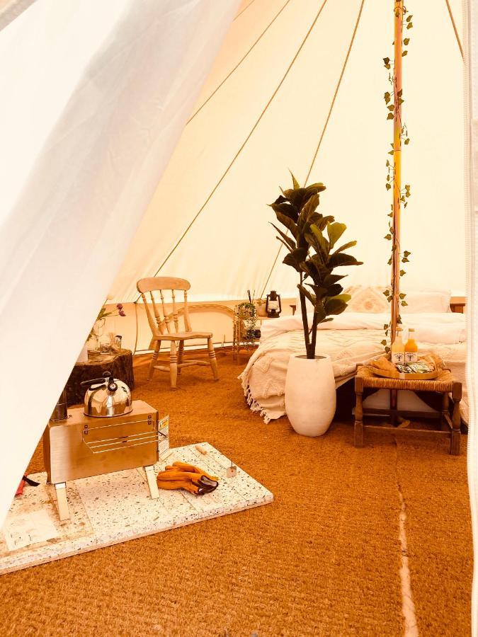 Fen Meadows Glamping - Luxury Cabins And Bell Tents 캠브리지 외부 사진